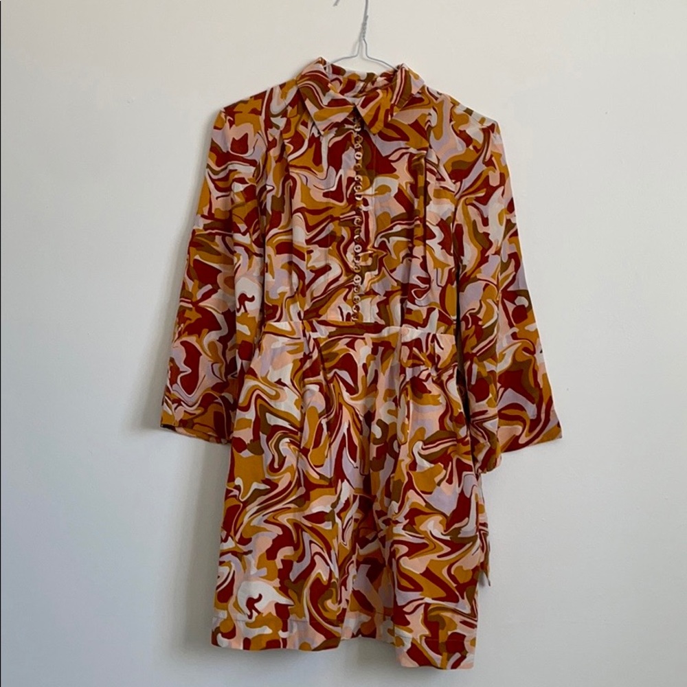 Karen Walker buttoned silk dress